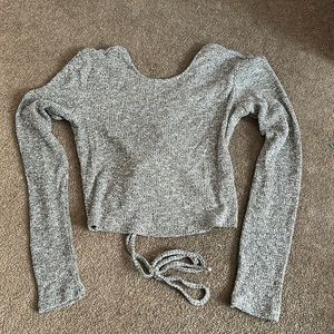 Garage Long sleeve open back